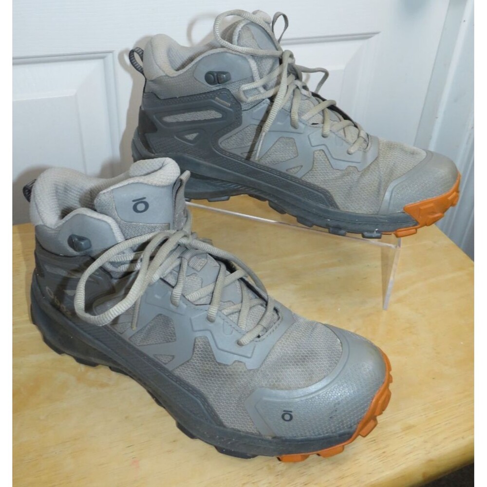 Oboz Katabatic Mid B-DRY Hazy Grey Waterproof Trail Boots Men's Size 8.5